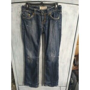 MEK Distressed Denim Bootcut Jeans Size 27